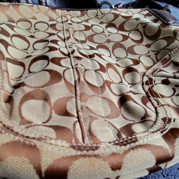 Coach Purse, Hobo Style, Brown - Picture 6 of 6